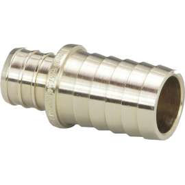 Viega PureFlow Crimp adapter, brass, Crimp: 1; PE: 1 46156