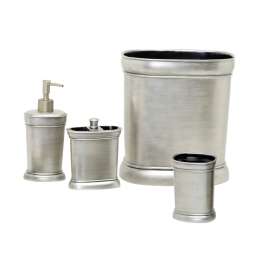 Bath 4-Piece Accessory Kit in Sterling