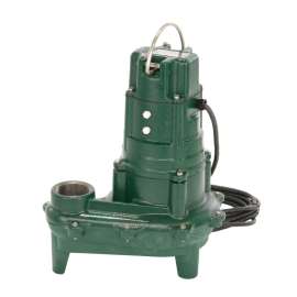 Zoeller 270-0002 N270 Nonautomatic Sewage Pump 1 HP, 115V, 1PH