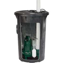Zoeller 912-0010 912 Simplex 18" x 30" Sewage Package System with M266 115V 1PH